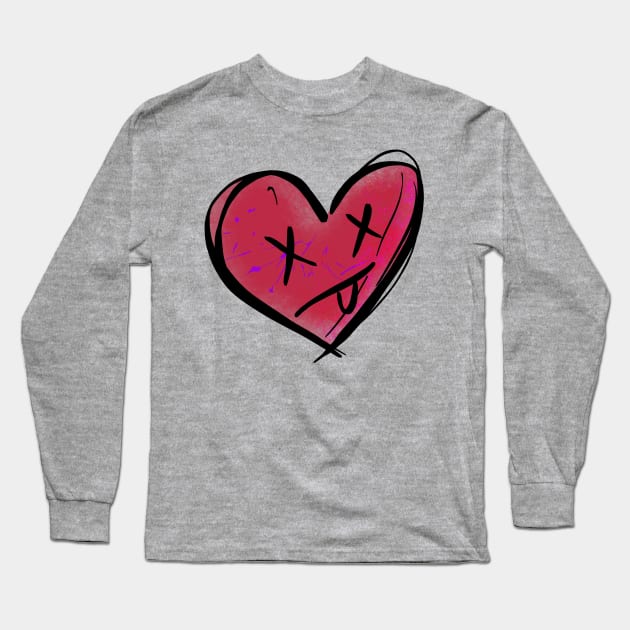 Tiny Tina Heart Long Sleeve T-Shirt by VixPeculiar